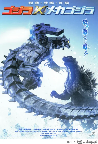 fi9o - Dwadzieścia osiem!

Godzilla kontra Mechagodzilla (2002)

#film #filmnawieczor...