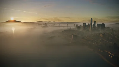 red7000 - Ta mgła nad porannym San Francisco robiła ogromne wrażenie w 2016 r. Dziś w...
