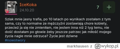 markhausen - @IceKoka wyleczysz się i znów wróci?
Może trzeba było przy poprzednim ra...