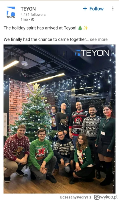 UczesanyPedryl - Właśnie zauważyłem na linkedinie, że znajomy pracuje z jajkiem w tej...