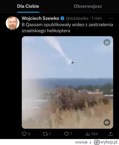 mistejk - Szewko dodaje nagranie z gry komputerowej Arma 3 twierdząc że to zestrzelen...