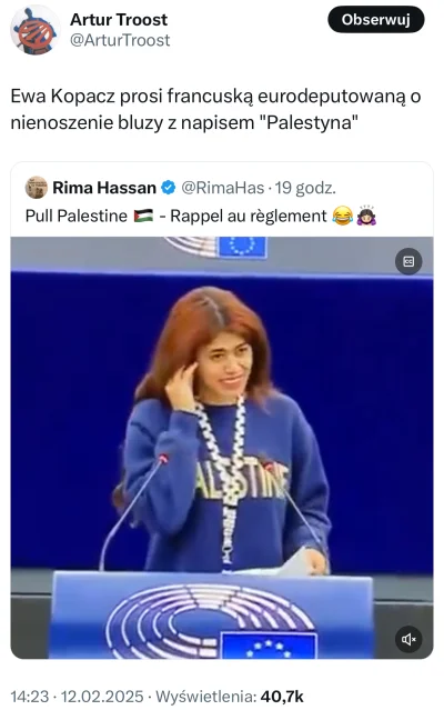 Gours - Nie spodziewałem się, że to napiszę, ale brawo dla Kopacz. Gonić lewackich ha...