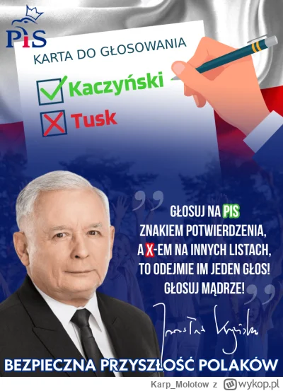 Karp_Molotow - Wiadomości manipulują mówiąc że głos bez skreślen jest głosem nieważny...