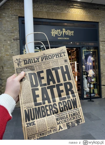 russo - W tym roku w #wykopaka trafiła mi się mirabelka / mirek, fan Harrego Pottera....