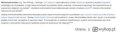 Orlenc - @Jariii: Aha, to fajną masz definicje tego słowa. Poniżej jest, prawdziwa. N...