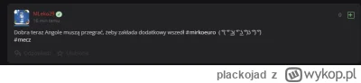 plackojad - #mirkoeuro No niestety dla @MLeko29 i innych typujących zakład dodatkowy ...