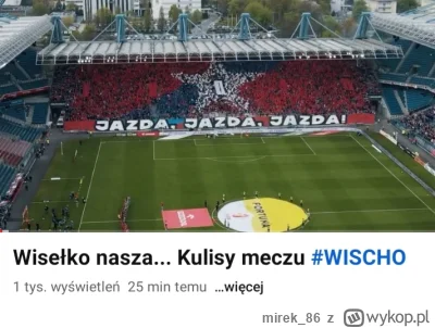 mirek_86 - #wislakrakow 

https://youtu.be/lj7Vbbb2EIM