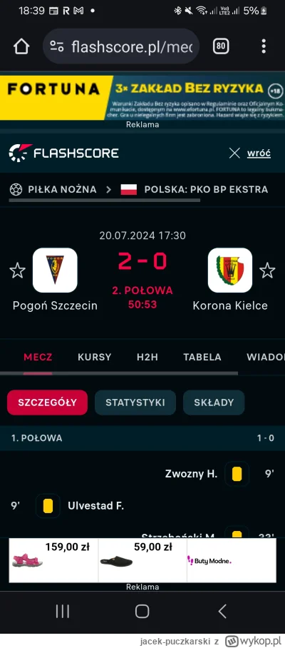 jacek-puczkarski - #mecz easy. Jeszcze tylko Legiunia tak 3-0 #antytyper #goownianymi...