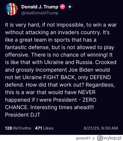 gonzo91 - #gielda #trump #wojna #ukraina
Czy Maupa właśnie zaczyna naganiać do atakow...