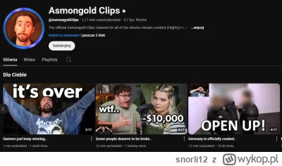 snorli12 - Może ktoś obeznany w #youtube wyjaśnić kto to jest? Ciągle pojawia mi się ...