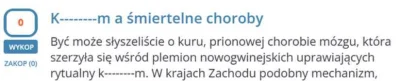 Piotr_Gasiorowski - @MarekAnatol: Algorytm Wykopu zamieniał k--------m w tytule i opi...