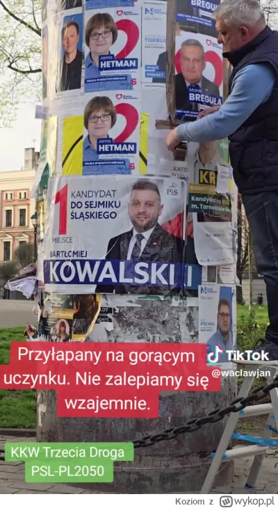 Koziom - Ale słabe zachowanie w stosunku do koalicjanta. I to w dodatku w mieście, w ...