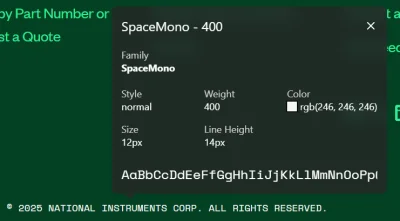 helvetica - @OmeN44: Space Mono
Polecam wtyczkę WhatFont do przeglądarki ( ͡° ͜ʖ ͡°)