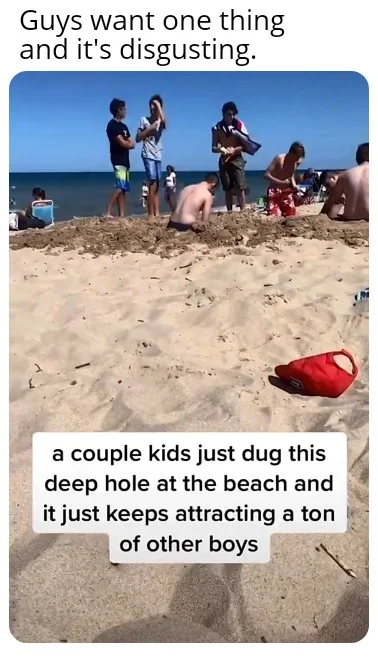 kicek3d - @itsoverfor_chlop: Jeszcze kopanie dziury na plaży ( ͡° ͜ʖ ͡°)