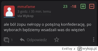 EvilToy - Halo neuropa poczytajcie sobie komentarze w tym znalezisku dotyczącym impre...