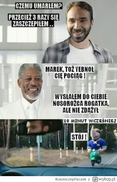 KosmicznyPaczek - #humorobrazkowy #heheszki #polskiedrogi