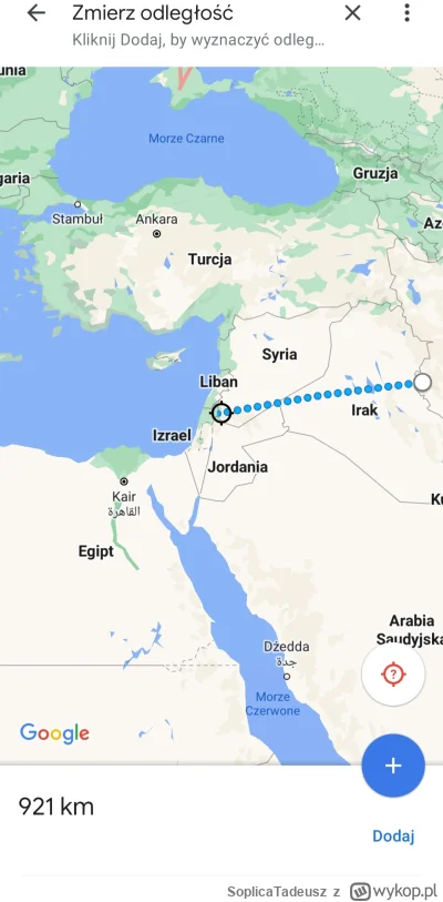 SoplicaTadeusz - @GabrielOcello @kjungst 

Z Iranu do Izraela w linii prostej jest ja...