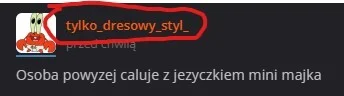 Uuroboros - @tylkodresowystyl_: Trzeba brać odpowiedzialność za swoje słowa pjoter