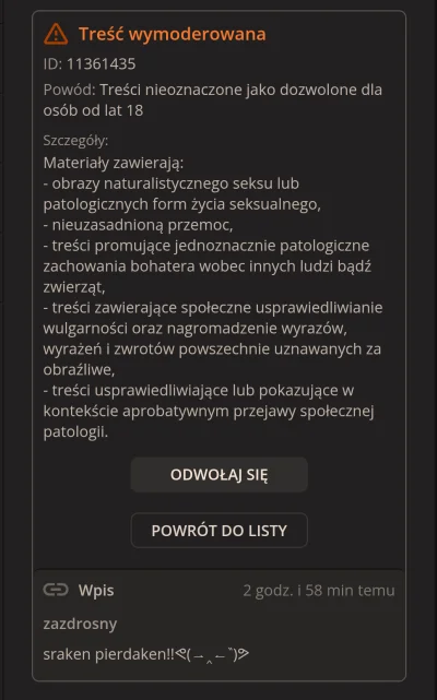 zazdrosny - ja wiem, że z ludźmi niewiele macie wspólnego, ale czy wy tam w @Moderacj...