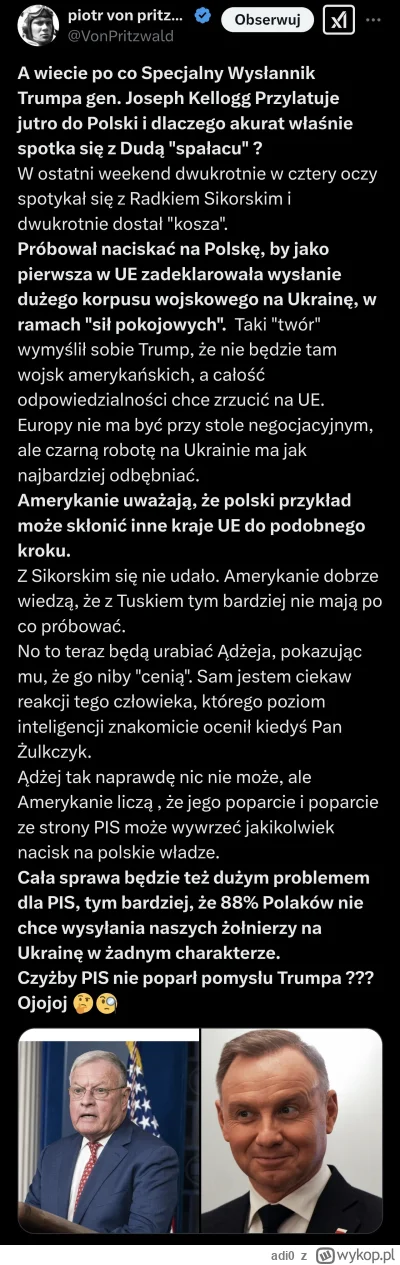 adi0 - #usa #polska #polityka #wojna #bekazprawakow