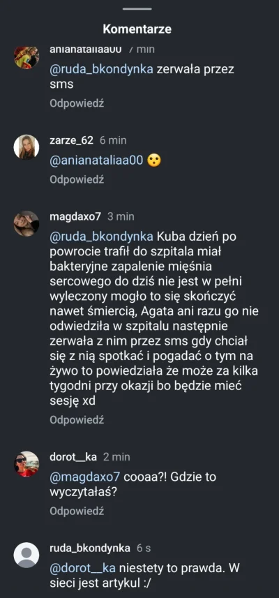 liliove - Macie swoją Agatkę, proszę bardzo.  Tak jak napisalam wcześniej  - NIKT nie...