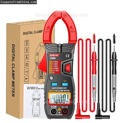 n____S - ❗ ANENG CM80 Digital Clamp Meter
〽️ Cena: 9.99 USD (dotąd najniższa w histor...