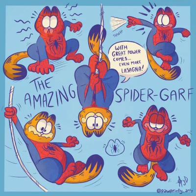 erebeuzet - #codziennyspiderman 556
19 czerwca Dzień Garfielda
#kartkazkalendarza #ga...