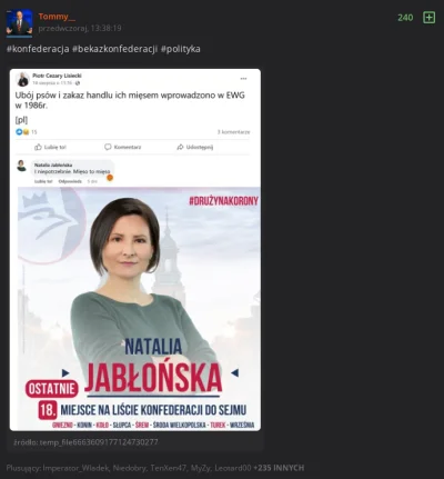 ibilon - >Ej o co chodzi z Korwinem i psami? XD on coś powiedział a propos jedzenia p...