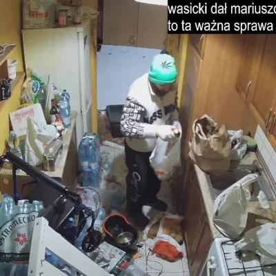 bizzi0801 - Andrzej "Szabrownik" Wasicki nie wiedząc, że w kuchni działa kamera zosta...