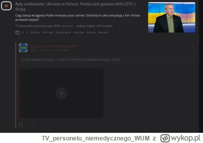 TVpersoneluniemedycznego_WUM - Moderacja wykopu znów pokazała klasę usuwając znalezis...