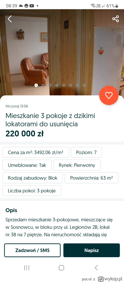 pucol - w Sosnowcu pojawiają się pierwsze okazje, 3400zl za m2, nic tylko brać... ( ͡...