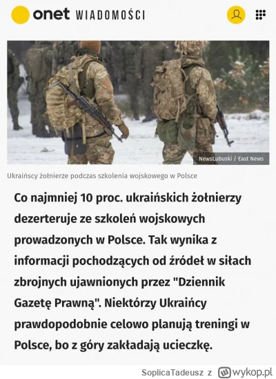 SoplicaTadeusz - #ukraina Ciekawy artykuł. Okazuje się, że 90% żołnierzy ukraińskich,...