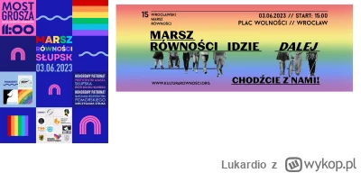 Lukardio - Jutro odbędzie się #marszrownosci

w #slupsk 
w #wroclaw

https://www.face...