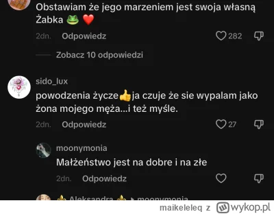 maikeleleq - Współczuję mężowi tej typiary że na tiktoku się jego baba żali i porusz...