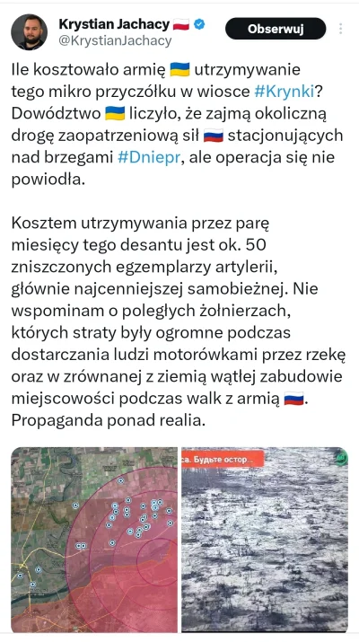 Kloski - Dlaczego Ukraińscy dowódcy tak sie uparli na ten przyczółek? 

Kto tam wydaj...