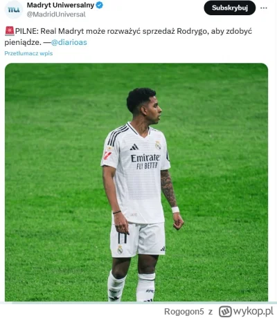 Rogogon5 - #united Dawaj go za niską cenę. Może My w końcu kogoś wytentegujemy, a nie...