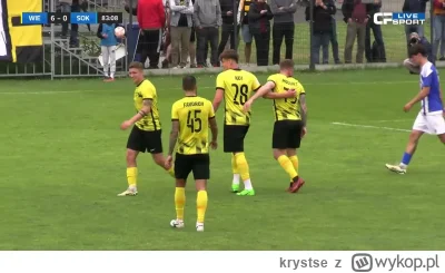 krystse - Thibault Moulin, piękny gol z rzutu wolnego, 
Wieczysta Kraków 7:0 Sokół Si...