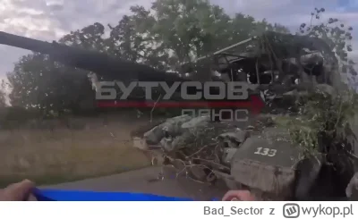 Bad_Sector - Ukraińcy znaleźli w krzakach w Sudży porzucone T-80BVM, stan igła, gotow...