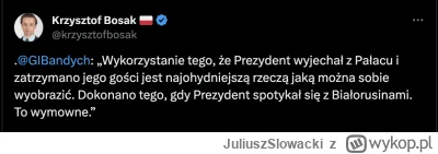 JuliuszSlowacki - Krzysiu przy ssaniu tego pisowskiego k*tasa to chociaż mógłby udawa...