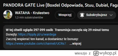 wieszjo - 300k u Wardęgi na streamie, jaki jest rekord YT? (ʘ‿ʘ)
#famemma