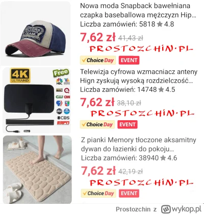 Prostozchin - Kup 3 przedmioty za 22 zł z wysyłką.

TYLKO ~7.60 za przedmiot

Linki d...