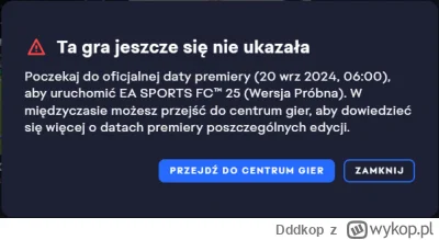 Dddkop - Czemu nie mogę nadal grać?
#fut