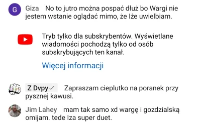 Martenzyt_waleczny - Warga ślepy na negatywne komentarze. 
Itak trzymać! Niech gadają...