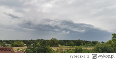 rybeczka - Piękne burzowe chmury w #krakow #zdjeciezokna :)