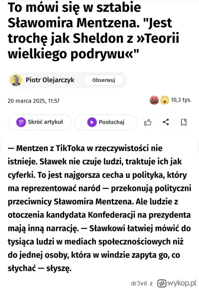dr3vil - Człowiek z zerowymi social skills. Taki Elon, tyle że jeszcze głupszy.

#sej...
