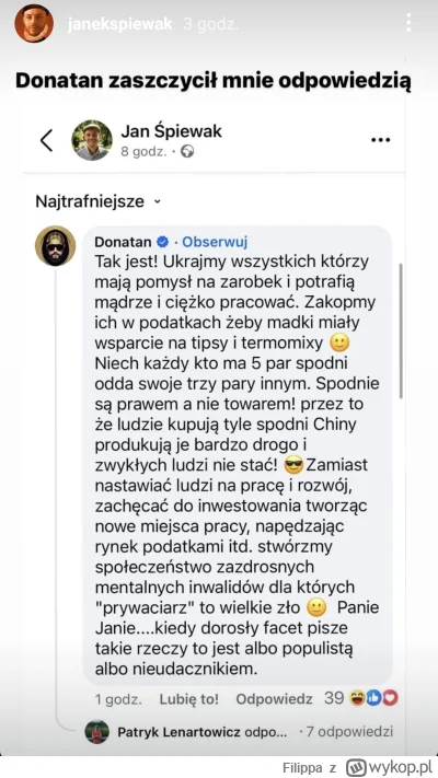 Filippa - Jak się kiedyś było młodszym to niestety się jeszcze wierzyło w tę propagan...