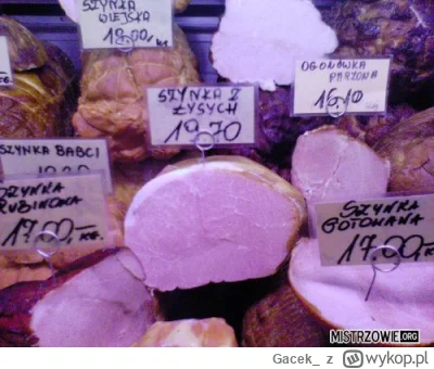 Gacek_ - @patryk-wuwuw dlatego przerzuciłem się na szynkę z łysych