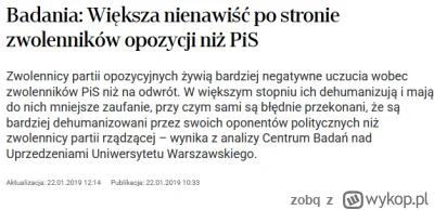 zobq - >Bo nie maja zadnych hamulcow, sieja nienawisci i wykorzystaja kazda okazje ze...