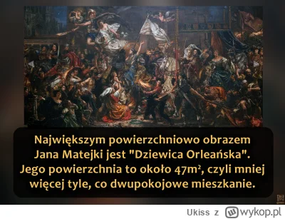 Ukiss - Obraz przedstawia moment, gdy Joanna d’Arc w lipcu 1429 roku prowadzi orszak ...