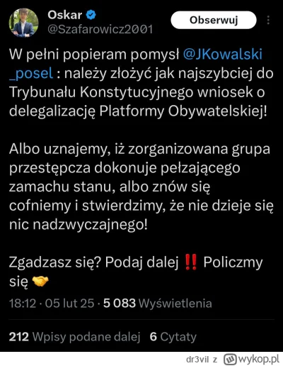 dr3vil - W teori i praktyce PiSowski Trybunał jest do tego jak najbardziej zdolny, ch...
